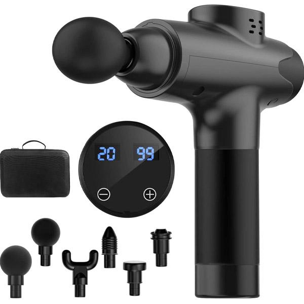 6 Heads Hand Held Massager Gun