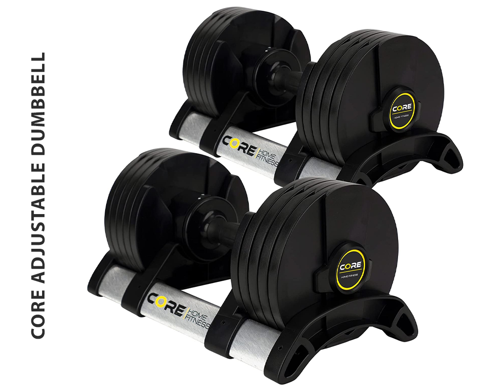 Core Adjustable Dumbbell set 50 lbs