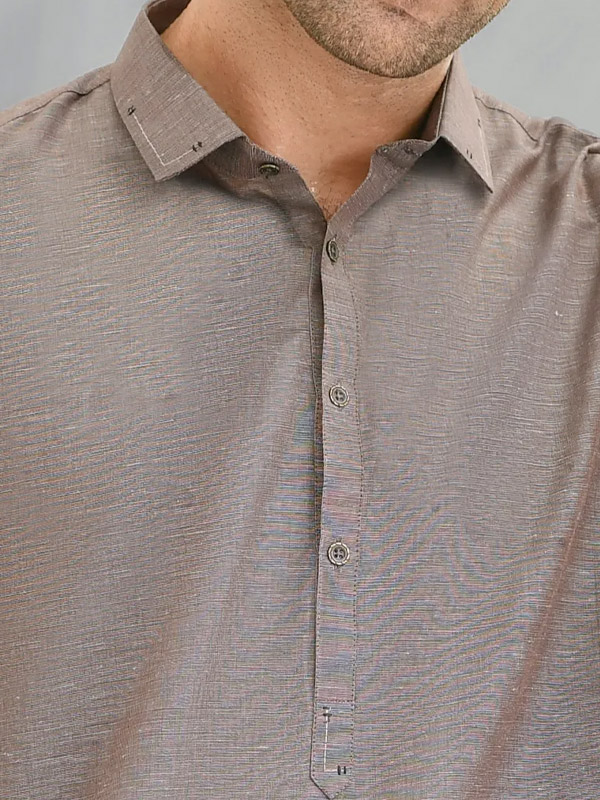 Embroidered kameez collar design for men