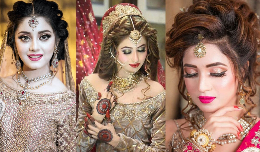 new pakistani bridal hairstyles for wedding