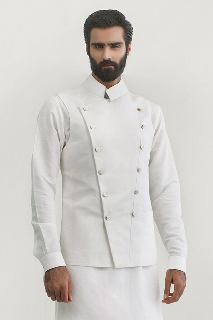 white waistcoat design for mens